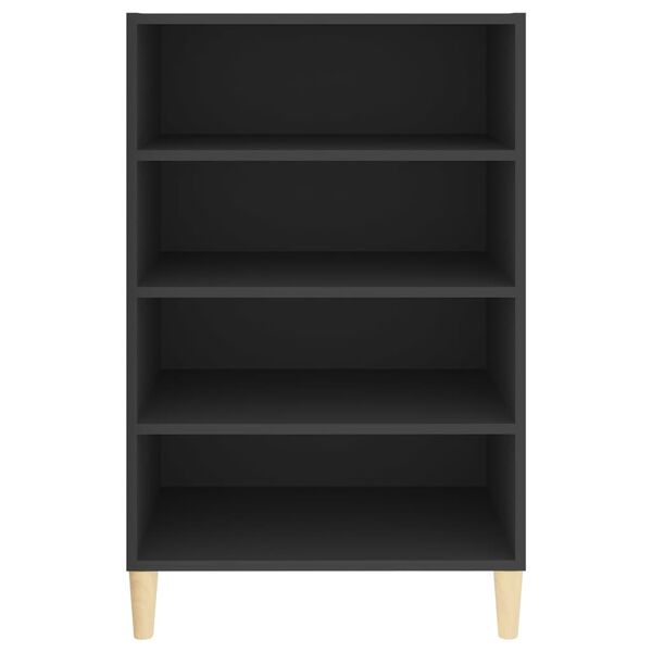 vidaXL Sideboard Grau 57x35x90 cm Holzwerkstoff