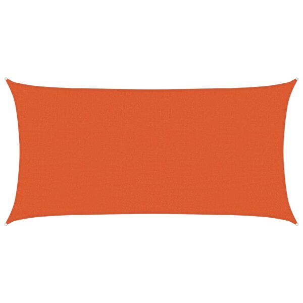 vidaXL Sonnensegel 160 g/m&sup2; Orange 2,5x4,5 m HDPE