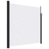 vidaXL Seitenmarkise Ausziehbar Wei&szlig; 200x500 cm