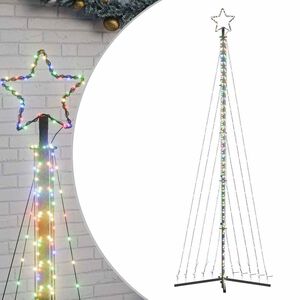 vidaXL LED Weihnachtsbaum 495 LEDs Mehrfarbig 300,5 cm