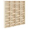 vidaXL Wanddisplay-Case Wandhalterung Beige 40 x 4,5 x 43 cm