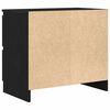 vidaXL TV-Schrank Schwarz 60x35x54 cm Holzwerkstoff