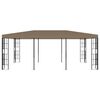 vidaXL Pavillon 6x3 m Taupe
