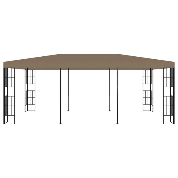 vidaXL Pavillon 6x3 m Taupe