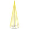 vidaXL LED-Weihnachtsbaum Kegelform Warmwei&szlig; 732 LEDs 160x500 cm