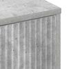 vidaXL Badezimmerschrank Wandmontiert Beton Grau 39 x 23,5 x 65 cm