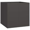vidaXL Pflanzk&uuml;bel Schwarz 80x80x80 cm Stahl