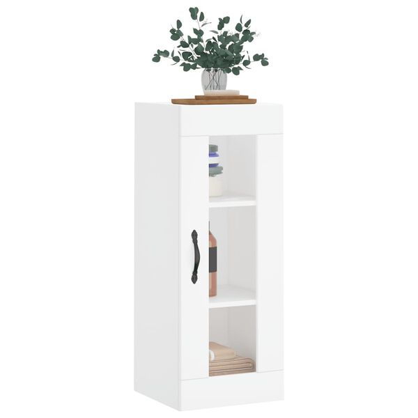 vidaXL Wandschrank Wei&szlig; 34,5x34x90 cm