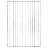 vidaXL Grillrost Silber 40 x 30 cm Edelstahl