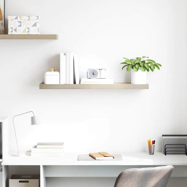 vidaXL Schweberegal Eichen-Optik 90x23,5x3,8 cm MDF