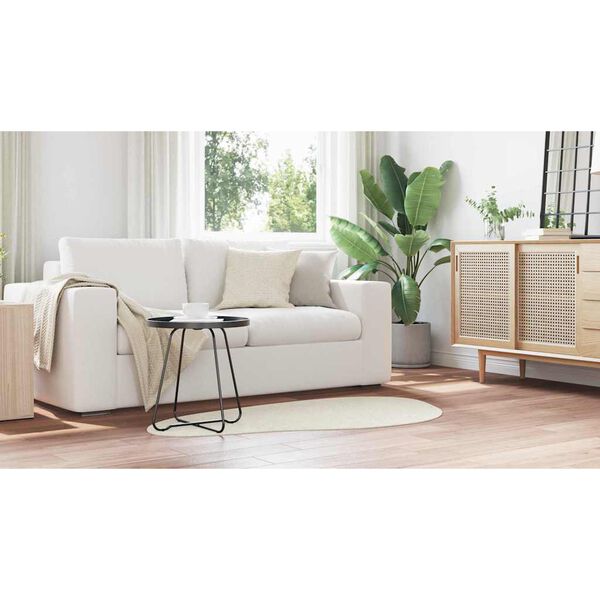 vidaXL Bereichsteppiche HUARTE Creme 80 x 150 cm Polyester