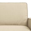 vidaXL Sofa 2 pcs Creme 182 x 80 x 82 cm Stoff