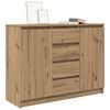 vidaXL Sideboard mit Schubladen Artisan-Eiche 100,5x35x76 cm