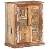 vidaXL Sideboard mit Buddha-Verkleidung 60x35x75cm Altholz Massivholz