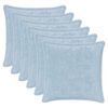 vidaXL Kissenbezug 6 stk. HOUTEN Himmelblau 35 x 35 cm
