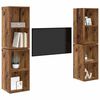 vidaXL TV-Schrankset 4 pcs Altholz 37 x 37 x 72 cm Holzwerkstoff