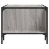 vidaXL Couchtisch mit Regal Grau Sonoma 100x51x40 cm Holzwerkstoff