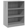 vidaXL Kleiderschrank Grau Sonoma 77x48x102 cm Holzwerkstoff