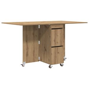 vidaXL Esstisch 2 pcs 140 x 80 x 77 cm Holzwerkstoff Artisan-Eiche