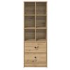 vidaXL Highboard mit Schubladen Artisan-Eiche 45,5 x 34 x 127 cm