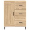 vidaXL Highboard Sonoma-Eiche 69,5x34x180 cm Holzwerkstoff