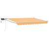 vidaXL Manuelle Gelenkarmmarkise mit LEDs Sand