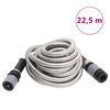 vidaXL Gartenschlauch mit Spr&uuml;hd&uuml;se Silbern 0,6" 22,5 m Edelstahl
