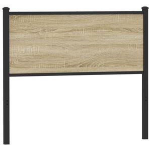 vidaXL Ersatz-Kopfteil Sonoma-Eiche 107 cm Holzwerkstoff und Stahl