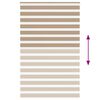 vidaXL Doppelrollo Sandbraun 145x230 cm Stoffbreite 140,9 cm Polyester