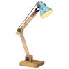 vidaXL Schreibtischlampe 25 W Blau 23x18x96 cm E27