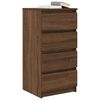 vidaXL Sideboard Braun Eichen-Optik 37,5x35x76 cm Holzwerkstoff