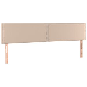 vidaXL Kopfteile Cappuccino-Braun 160x5x78/88 cm Kunstleder