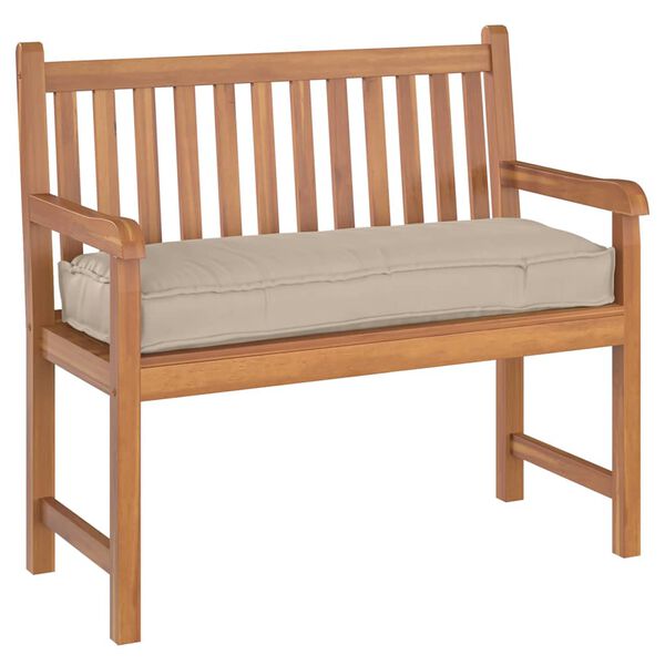 vidaXL Kissen Taupe 110 x 40 x 8 cm Oxford-Stoff