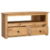 vidaXL TV-Eckschrank 93 x 49 x 49 cm Massivholz Panama-Kiefer