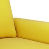 vidaXL 2-tlg. Sofagarnitur mit Kissen Gelb Samt