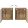vidaXL TV-Wandschrank Artisan-Eiche 40,5x30x40cm Holzwerkstoff