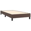 vidaXL Boxspringbettgestell Braun 80x200 cm Kunstleder
