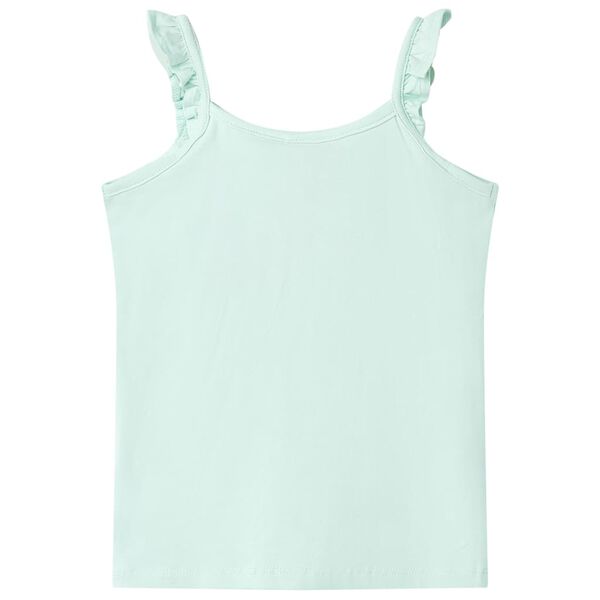 Kinder-Tanktop Helles Minzgr&uuml;n 104
