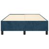 vidaXL Boxspringbettgestell Dunkelblau 120x200 cm Samt