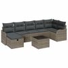 vidaXL Gartensofa-set 8 stk. Poly Rattan