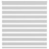 vidaXL Doppelrollo Hellgrau 145x150 cm Stoffbreite 140,9 cm Polyester