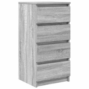 vidaXL Sideboard Grau Sonoma 37,5x35x76 cm Holzwerkstoff
