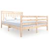vidaXL Massivholzbett 150x200 cm