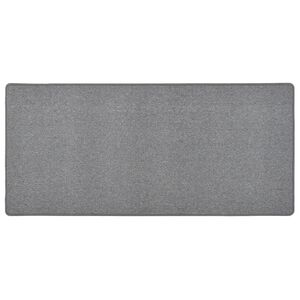 vidaXL Teppichl&auml;ufer Dunkelgrau 80x150 cm