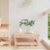 vidaXL Gartenhocker Massivholz Kiefer