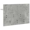 vidaXL Wandmontierter nachttisch mit Regal Beton Grau 60 x 40 x 12 cm