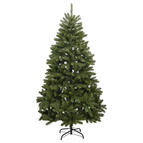 vidaXL K&uuml;nstlicher Weihnachtsbaum Klappbar mit St&auml;nder Gr&uuml;n 300 cm