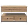 vidaXL Couchtisch Artisan-Eiche 85 x 50 x 50 cm Holzwerkstoff