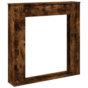 vidaXL Kaminumrandung R&auml;uchereiche 100x20x100 cm Holzwerkstoff