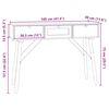 vidaXL Konsolentisch mit Schubladen 105x30x75 cm Holzwerkstoff